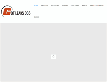 Tablet Screenshot of gotleads365.com